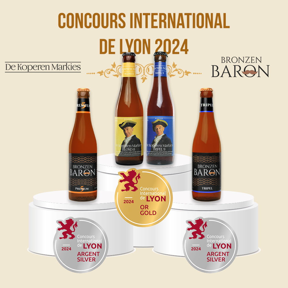 Onze bieren vallen in de prijzen